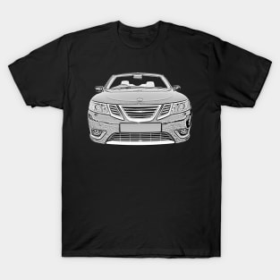 Saab 93 Aero classic car T-Shirt